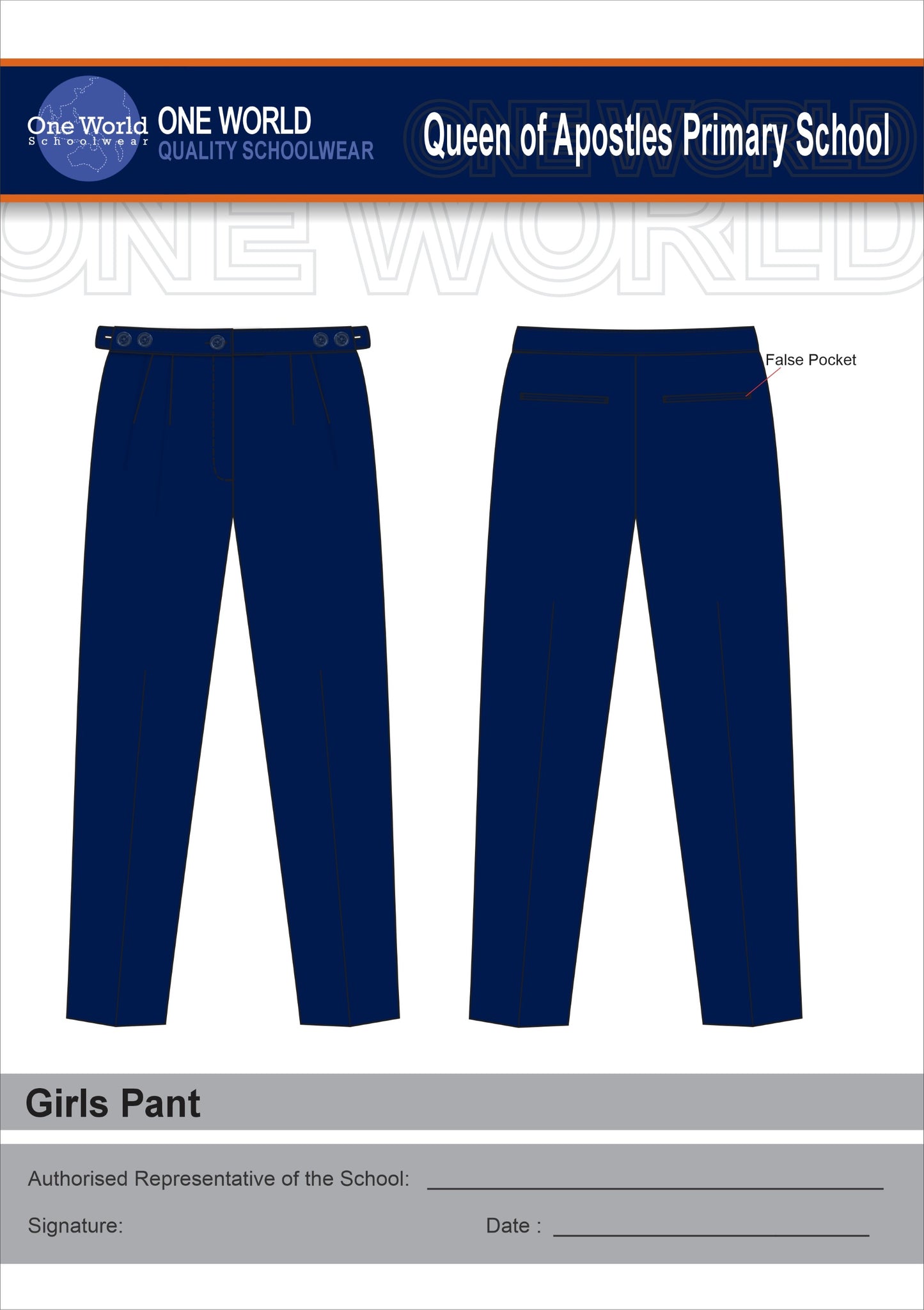 GIRLS PANT