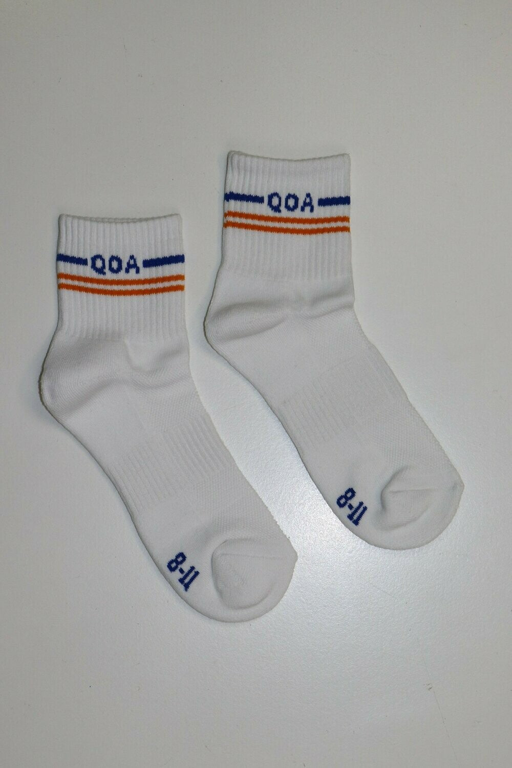 SOCK  - Logo Q of A White